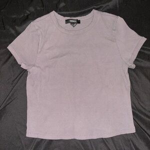 Small Ribbed Crew Tee